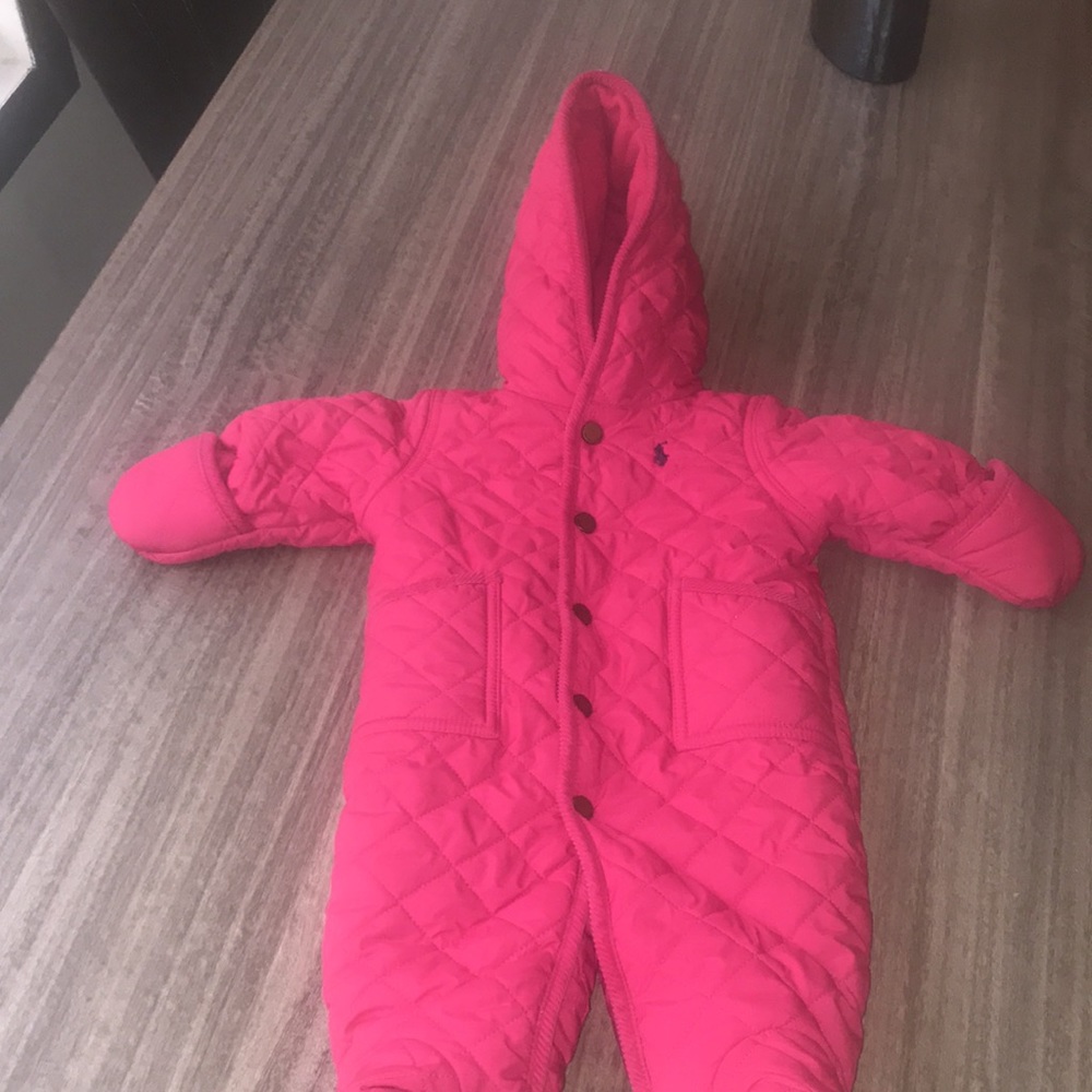 Pink Ralph Lauren snowsuit 3months - Picture 2 of 3